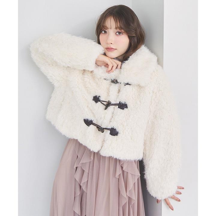 即日発送/LILLIAN CARAT リリアンカラット フェイクファーダッフル