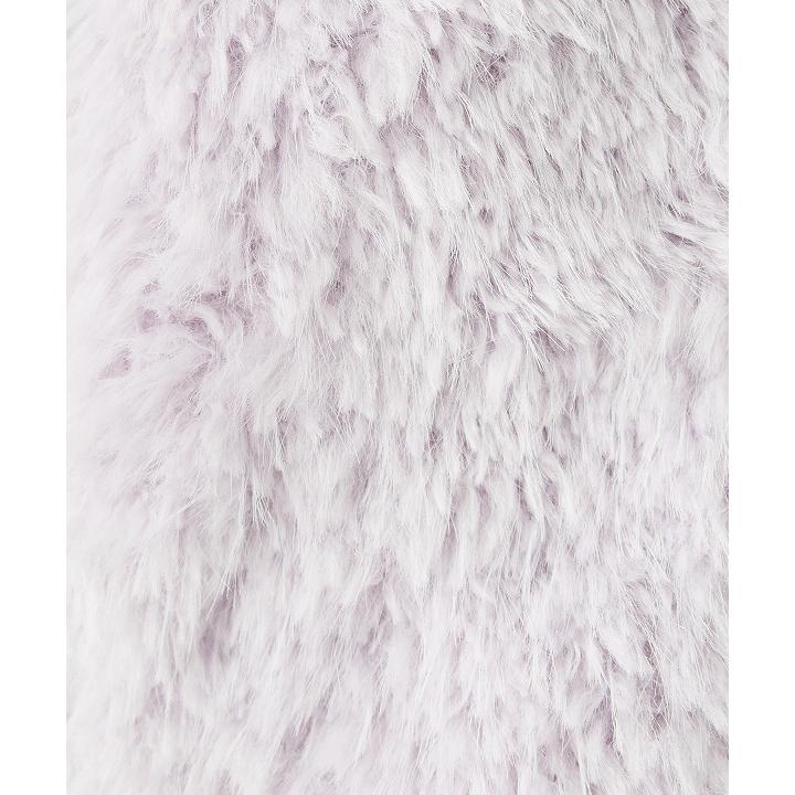 リリアンカラット フェイクファーダッフルコート アイボリー 即日発送(火曜除く)/LILLIAN CARAT リリアンカラット フェイクファー