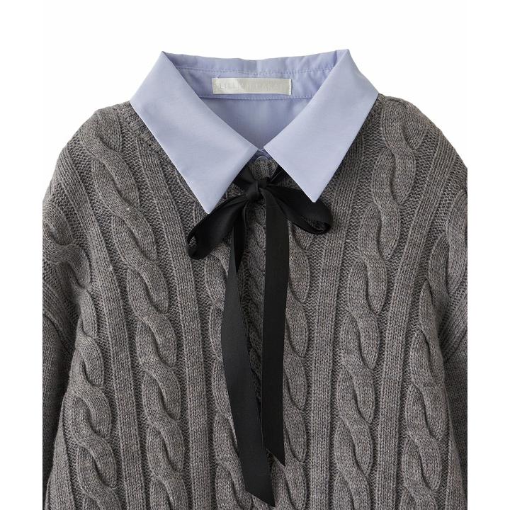 SALE40%OFF／即日発送/LILLIAN CARAT リリアンカラット ケーブルニット