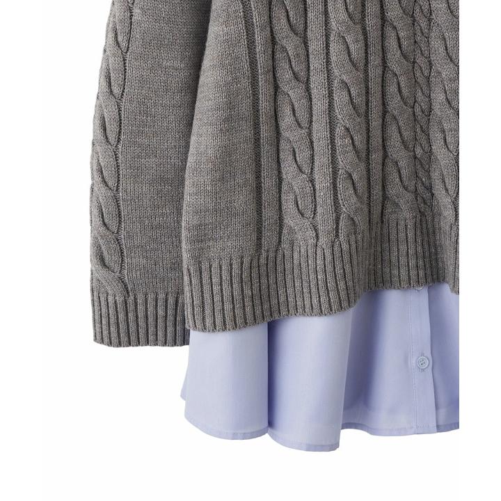 SALE40%OFF／即日発送/LILLIAN CARAT リリアンカラット ケーブルニット