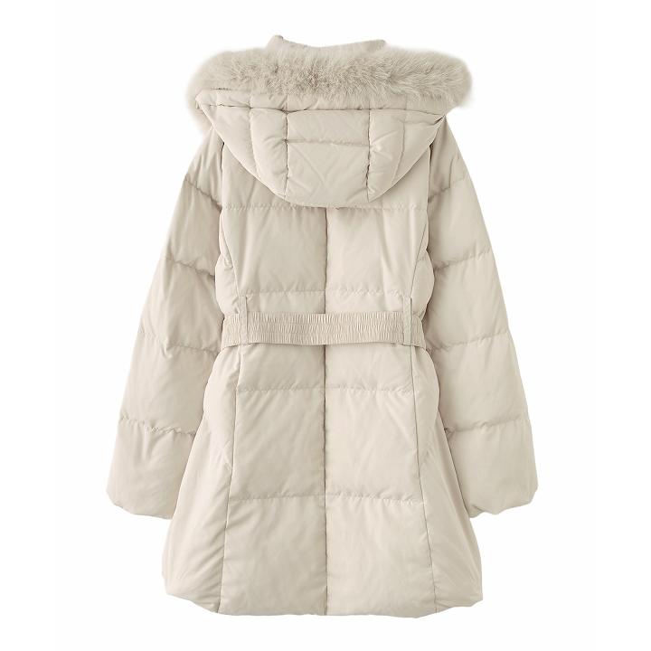 新品未使用　Donoban マルチファージャケット　アイボリー SALE40%OFF／即日発送/LILLIAN CARAT リリアンカラット フェイクファー