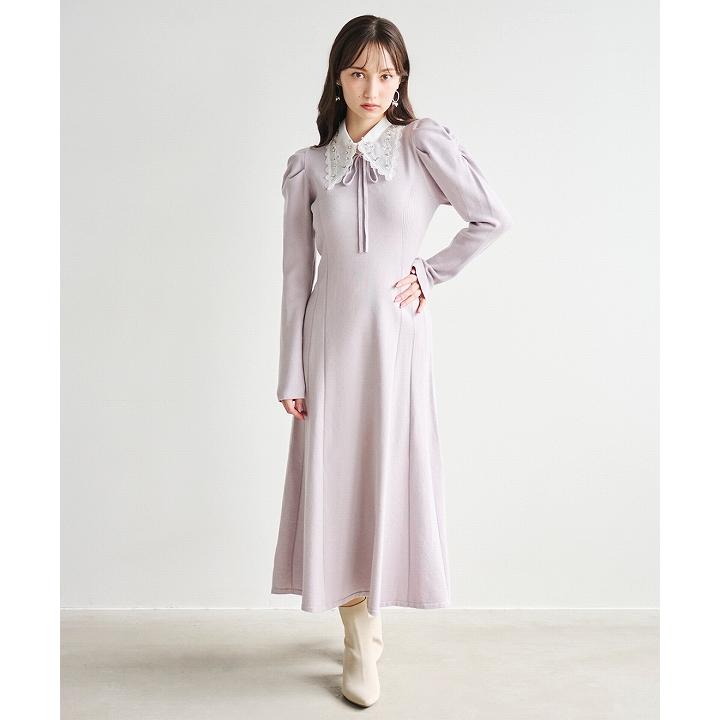 LILLIAN CARAT☆ビジューカラー付ニットワンピース ビジューカラー付ニットワンピース｜PETAL ONLINE（ペタルオンライン）