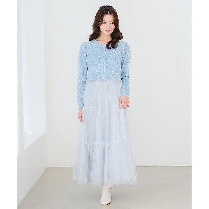 SOLD OUT】LILLIAN CARAT リリアンカラット ラメニットカーディガン