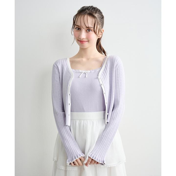 SOLD OUT】LILLIAN CARAT リリアンカラット バイカラーニット