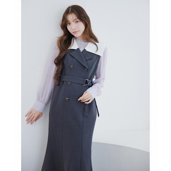 SOLD OUT】LILLIAN CARAT リリアンカラット レースデザインペプラム