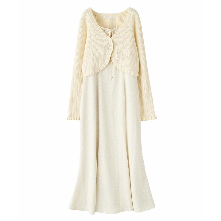 即日発送/LILLIAN CARAT リリアンカラット ニットボレロ＆デイジー