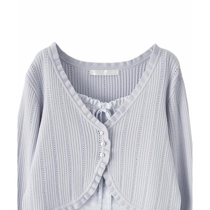 即日発送(火曜除く)/LILLIAN CARAT リリアンカラット ニットボレロ