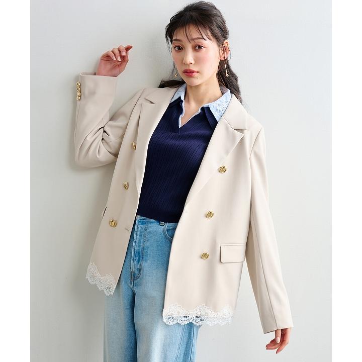 SOLD OUT】LILLIAN CARAT リリアンカラット レースヘムダブル