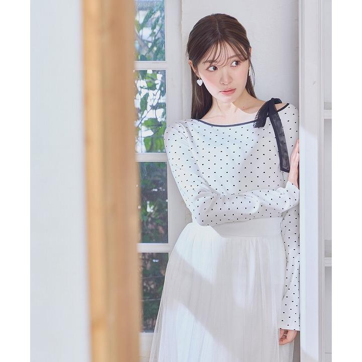 LILLIANCARAT 新品リリアンカラット 2WAYオフショルリボンニット LILLIAN CARAT 2WAYオフショルリボンニット | FLAT 1F