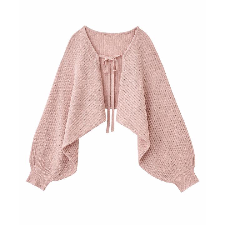 【LILLIAN CARAT】 ニットカーディガン SALE40%OFF／即日発送/LILLIAN CARAT リリアンカラット ショート