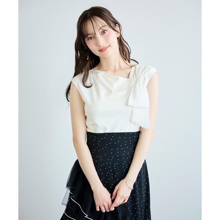 再入荷/即日発送/LILLIAN CARAT ショルダーリボンニュアンスネック