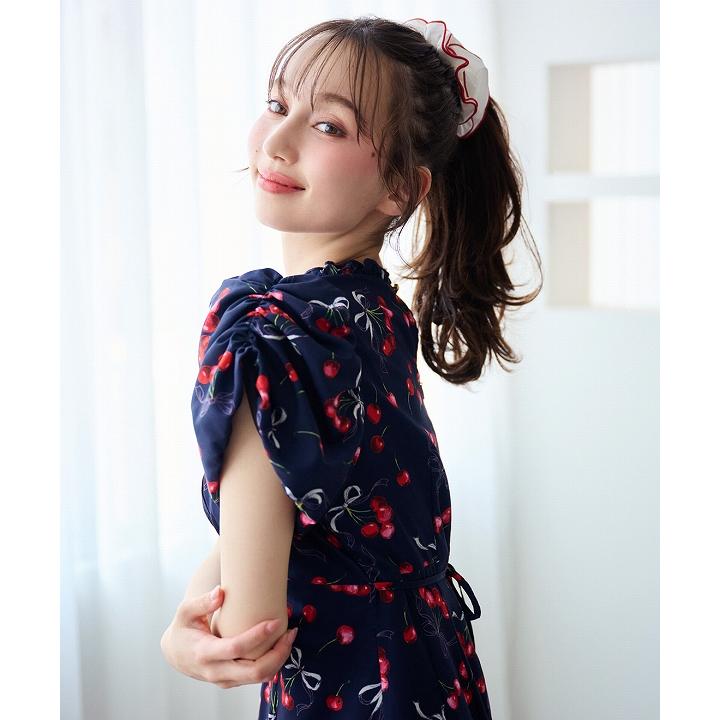 LILLIAN CARAT　チェリーワンピース CHERRY One-Piece ss展示会で大好評をいただいた、 チェリー柄