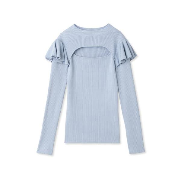 SALE50%OFF/ 即日発送 SNIDEL スナイデル デコルテオープンフリルニットトップス SWNT231143 23SS 2023春夏 キャンセル返品不可 :sl-231069:セレクトショップreal 通販 SNIDEL スナイデル ブラック クルーネックセーター 長袖