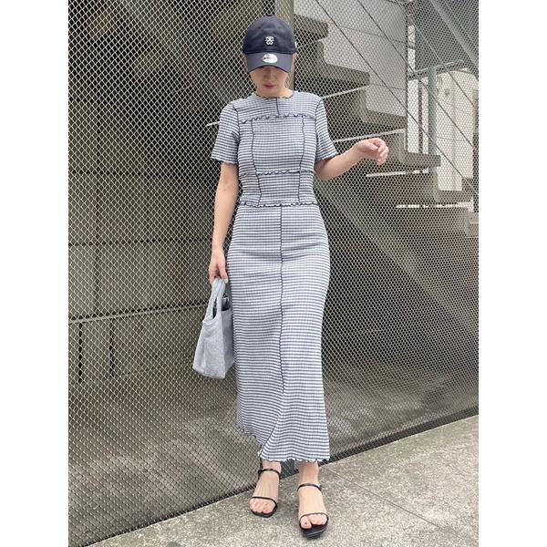 SALE40%OFF／即日発送/SNIDEL スナイデル ギンガムメローワンピース  