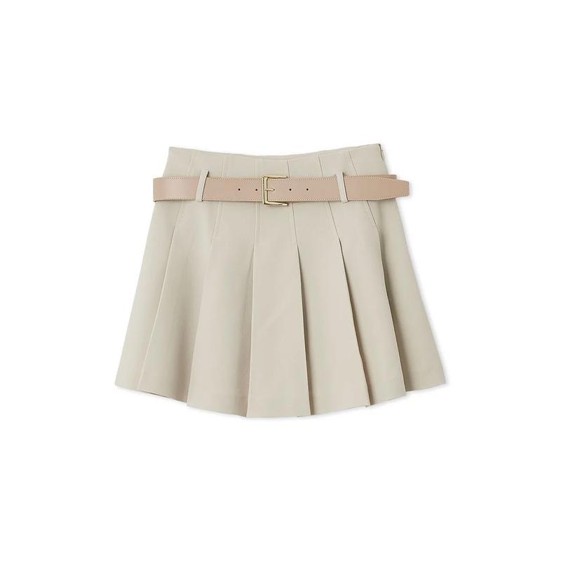 【2025SS】SNIDELプリーツスカパン　ベージュSサイズ SNIDEL（スナイデル） (セール40%OFF&PT5) プリーツスカショーパン 25