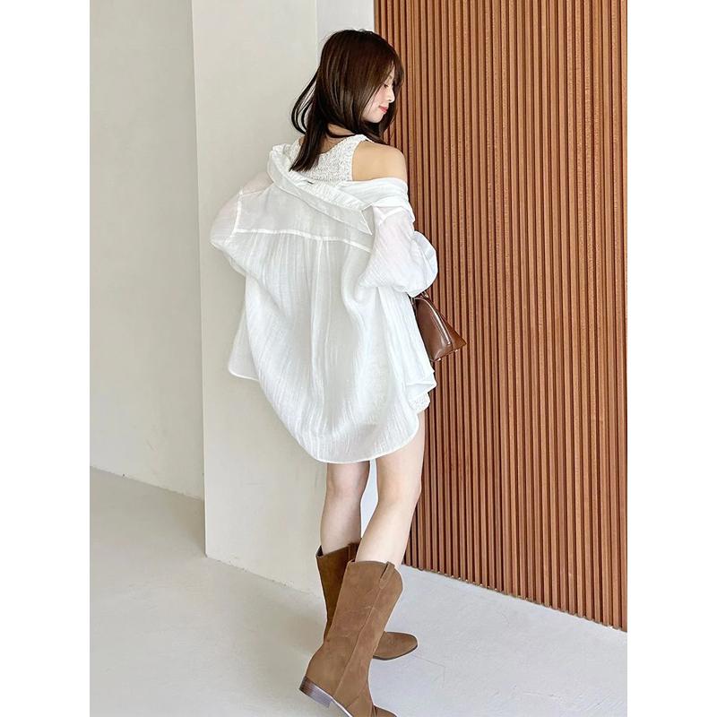 SNIDEL - 最終お値下げ♡SNIDELスナイデル2025新作シンプルシアーシャツドット SNIDEL ＼期間限定15%OFF+2点購入で10%OFFクーポン有／即日発送