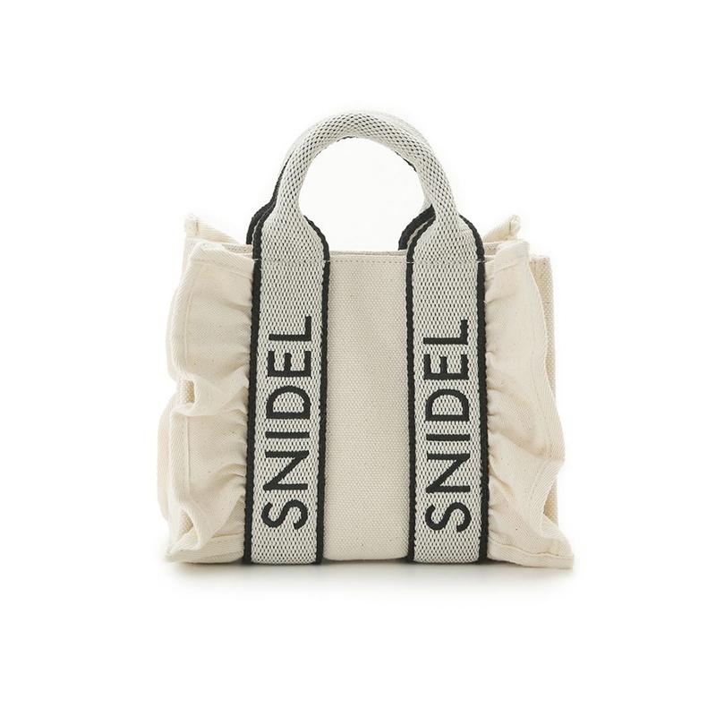 SNIDEL ＼期間限定10%OFF／即日発送/SNIDEL スナイデル フリルロゴミニ  