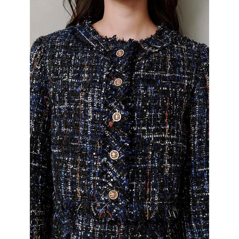 【⭐︎】【極美品】【未使用品】Snidel ツイードジャケット スナイデル SNIDEL ツイードジャケット （MIX） -ファッション