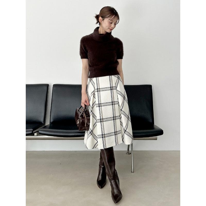 SNIDEL スナイデル ロービングチェックスカート SNIDEL（スナイデル）の「ロービングチェックスカート（スカート