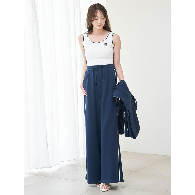 スナイデル　カットスウェットワイドパンツ WEB限定カラーあり】UVカットスウェットワイドパンツ（フル