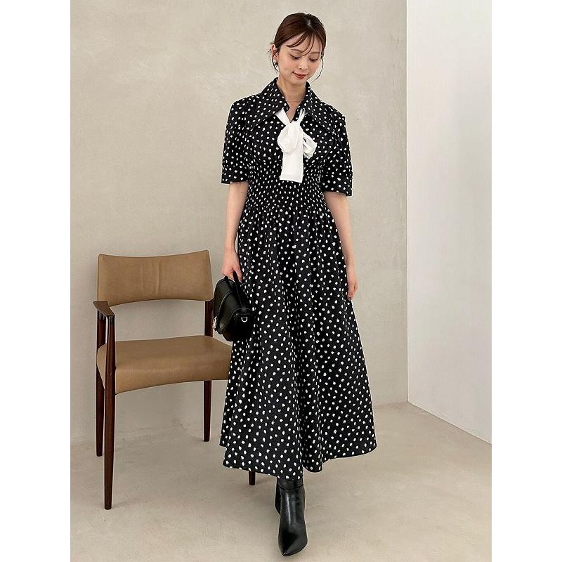 SNIDEL（スナイデル） ＼SALE50%OFF／即日発送/SNIDEL ドットボウタイ