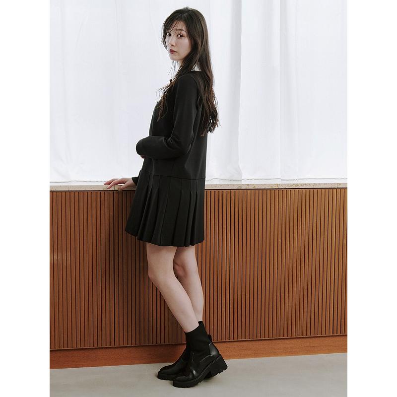 新作土日限定スナイデル Sustainable衿つきプリーツカットミニワンピース SNIDEL ＼期間限定10%OFF／即日発送/SNIDEL スナイデル