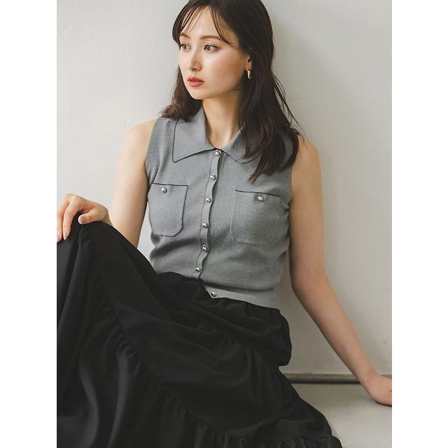 snidel ニットベスト SNIDEL（スナイデル）の「Vネックニットベスト（ベスト）」 - WEAR