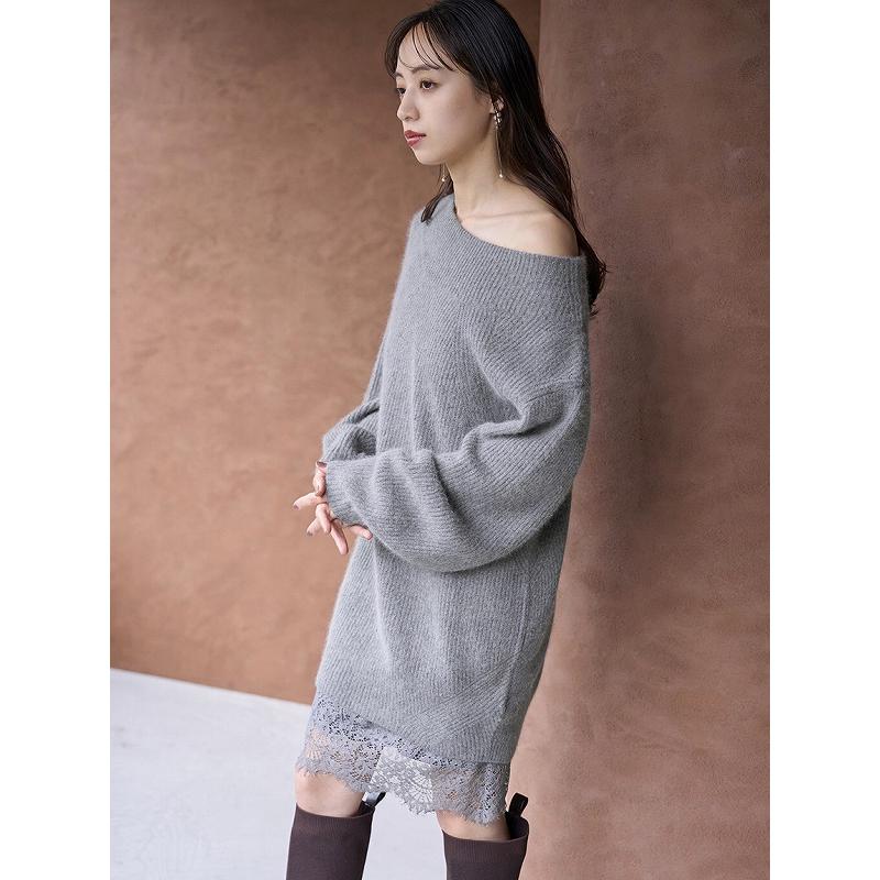 snidel スナイデル ニットミニワンピ&ガーデ セット SNIDEL（スナイデル） ＼期間限定20%OFF／即日発送/SNIDEL ニット