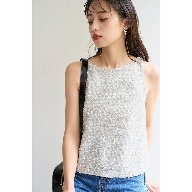 SNIDEL（スナイデル） ＼SALE50%OFF／即日発送/SNIDEL ラメタンク