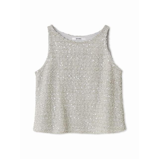 SNIDEL（スナイデル） ＼SALE50%OFF／即日発送/SNIDEL ラメタンク