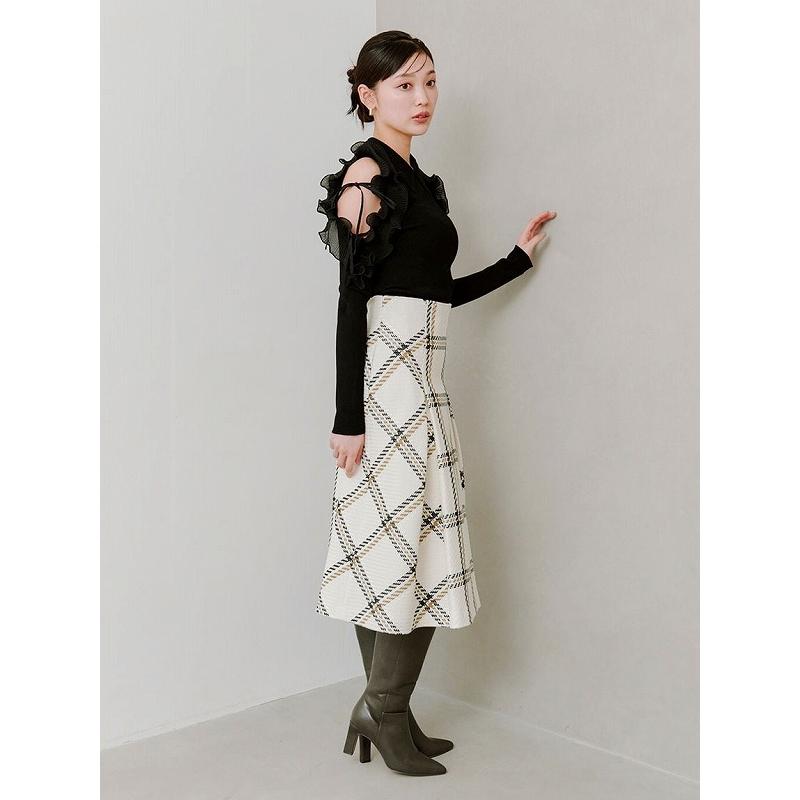 SNIDEL ＼期間限定15%OFF／即日発送/SNIDEL スナイデル プリーツフリル  