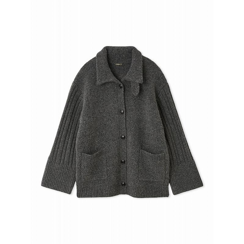 スナイデル ニットジャケット グレー 秋冬 ニットカーディガン SNIDEL SNIDEL ＼期間限定12%OFF／土日も即日発送/SNIDEL スナイデル