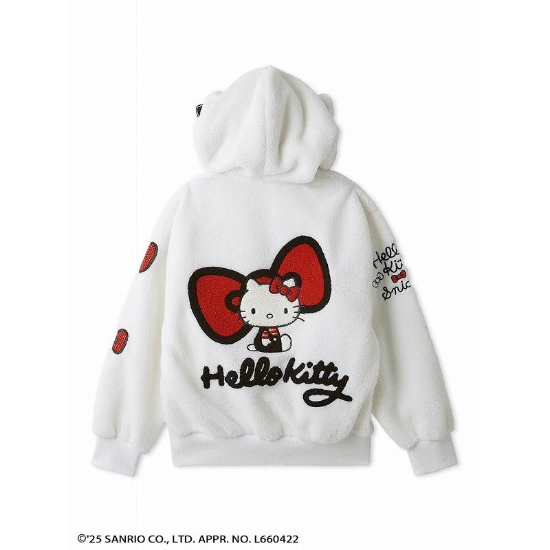 【新品未使用】SNIDEL キティちゃん　プレミアムパーカー HELLO KITTY】プレミアムパーカー(パーカー)｜トップス｜SNIDEL