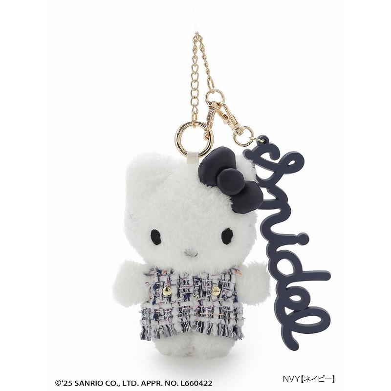 公式 新作 SNIDEL スナイデル ハローキティ チャーム PNK ツイード 公式 新作 SNIDEL スナイデル HELLO KITTY ハローキティ