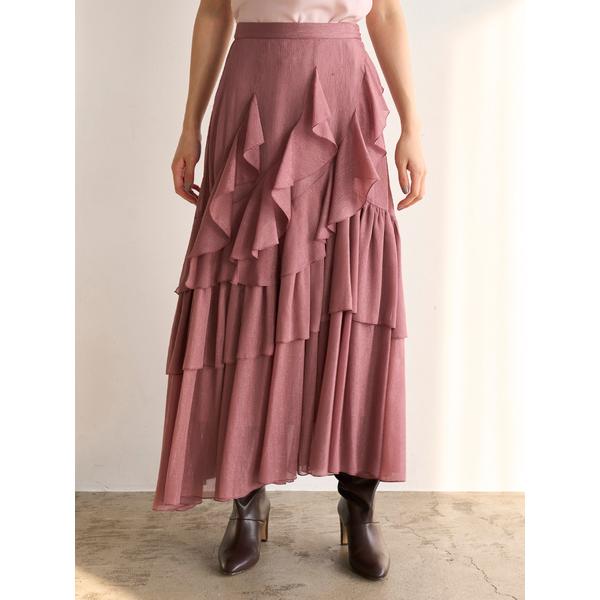 新品スナイデルラッフルフリルティーアードスカート SNIDEL（スナイデル） ＼SALE50%OFF+2BUY10%OFFクーポン有／即日発送