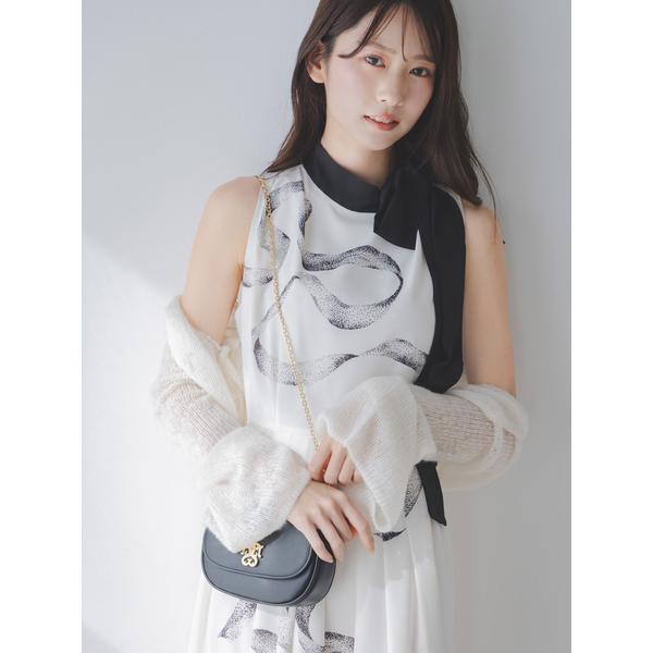 スナイデルリボンディテールカーディガン新品 SNIDEL（スナイデル） ＼期間限定15%OFF／即日発送/SNIDEL リボン