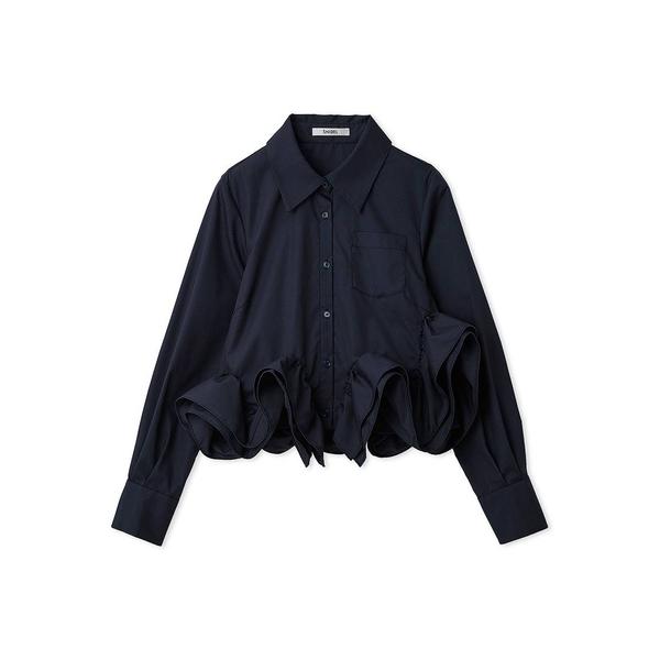 26新作♡SNIDELヘムボリュームシャツフリル SNIDEL（スナイデル） ＼期間限定10%OFF／土日も即日発送/SNIDEL ヘム