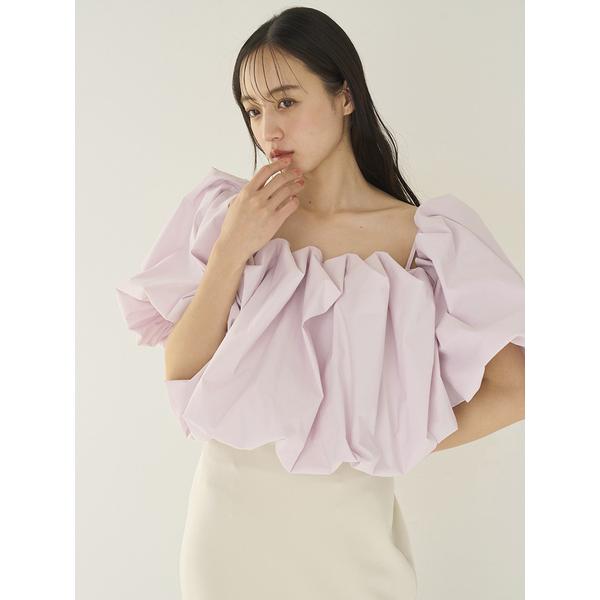再入荷＼期間限定15%OFF／即日発送/SNIDEL スナイデル  オフショルタックバルーンブラウス SWFB261168  26SS 2026春夏 キャンセル返品不可の画像