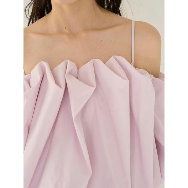 再入荷＼期間限定15%OFF／即日発送/SNIDEL スナイデル  オフショルタックバルーンブラウス SWFB261168  26SS 2026春夏 キャンセル返品不可の画像