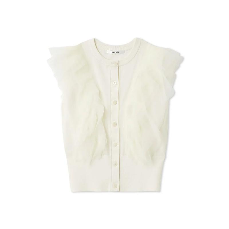 SNIDEL（スナイデル） ＼SALE30%OFF／即日発送/SNIDEL チュールフリル