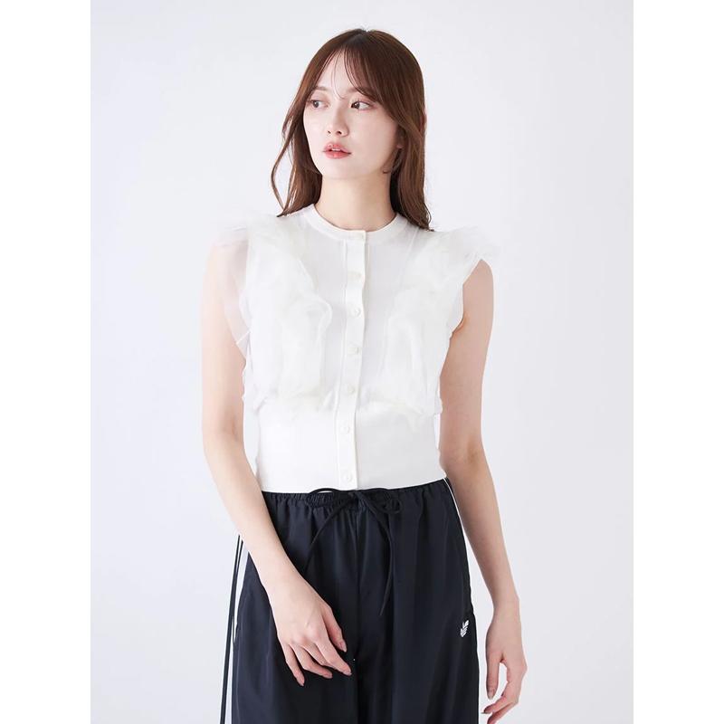 SNIDEL（スナイデル） ＼SALE30%OFF／即日発送/SNIDEL チュールフリル