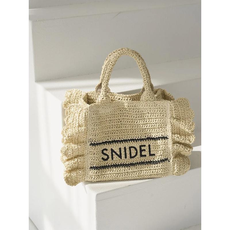 ＼期間限定10%OFF／即日発送/SNIDEL スナイデル  ブレーズフリルロゴショルダーバッグ SWGB261652  26SS 2026春夏 キャンセル返品不可の画像