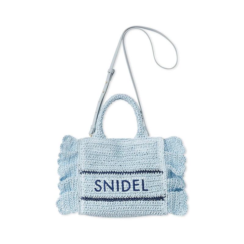 ＼期間限定10%OFF／即日発送/SNIDEL スナイデル  ブレーズフリルロゴショルダーバッグ SWGB261652  26SS 2026春夏 キャンセル返品不可の画像