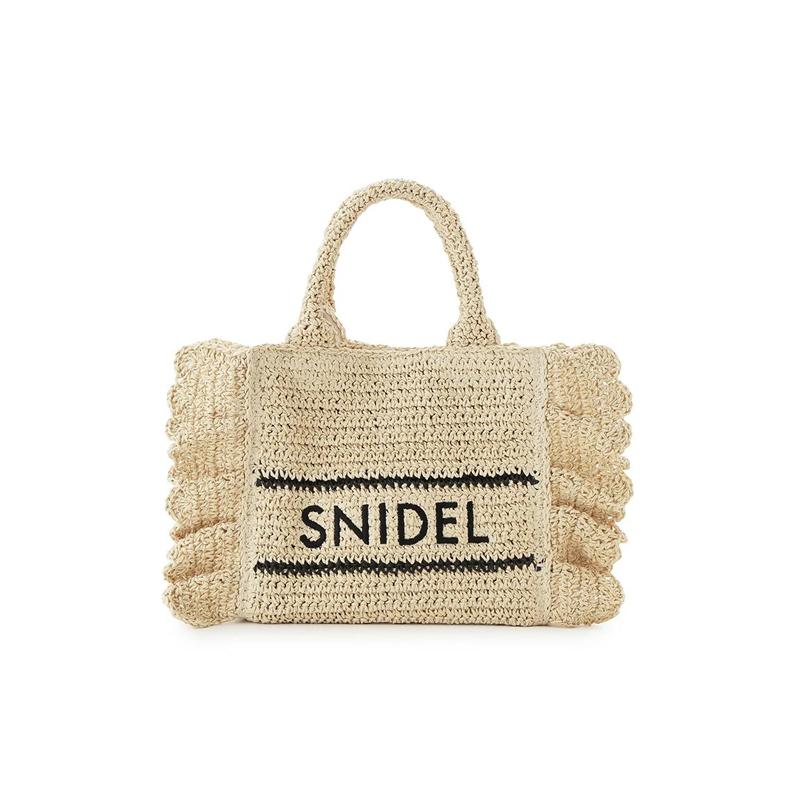 ＼期間限定10%OFF／即日発送/SNIDEL スナイデル  ブレーズフリルロゴショルダーバッグ SWGB261652  26SS 2026春夏 キャンセル返品不可の画像