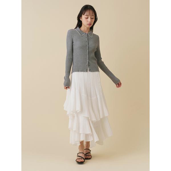 ＼期間限定10%OFF／即日発送/SNIDEL スナイデル  ボリュームティアードスカート SWFS262128  2026春夏の画像