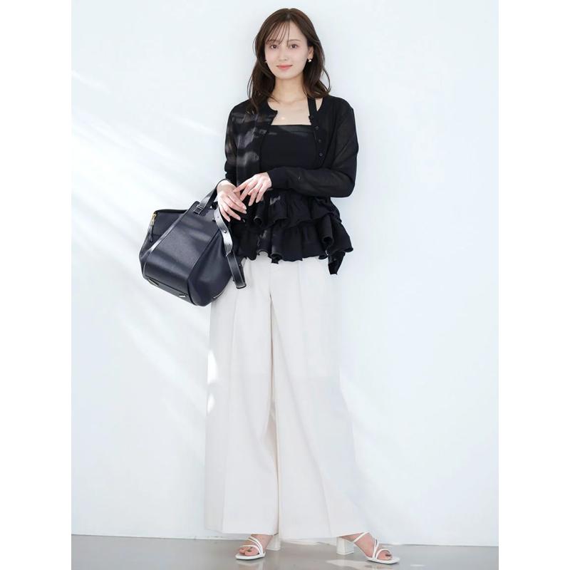 ＼期間限定10%OFF／即日発送/SNIDEL スナイデル  【Washable】ワイドパンツ SWFP262006  2026春夏の画像