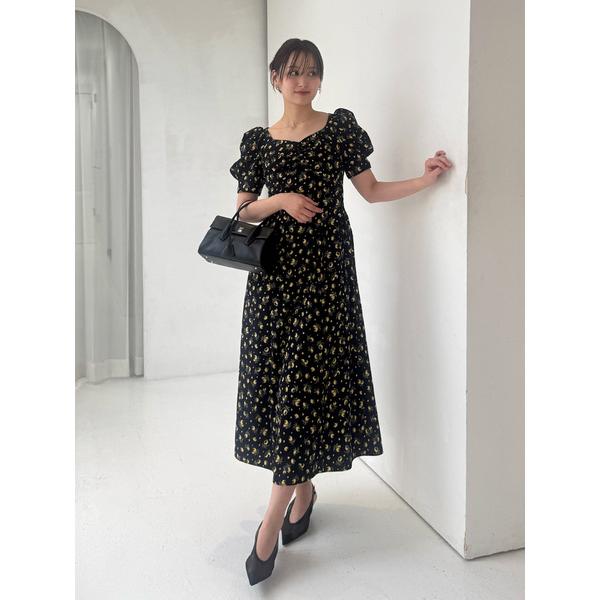 ＼期間限定10%OFF／即日発送/SNIDEL スナイデル  Sustainableフルーツプリントパフスリワンピース SWFO262015  2026春夏の画像