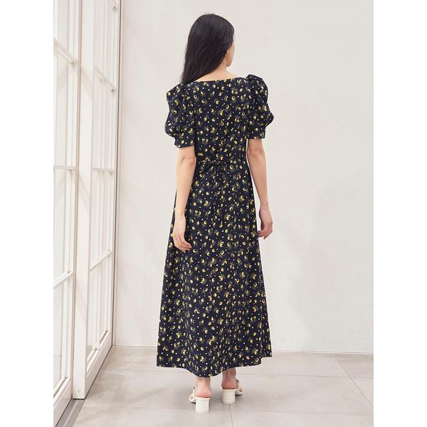＼期間限定10%OFF／即日発送/SNIDEL スナイデル  Sustainableフルーツプリントパフスリワンピース SWFO262015  2026春夏の画像