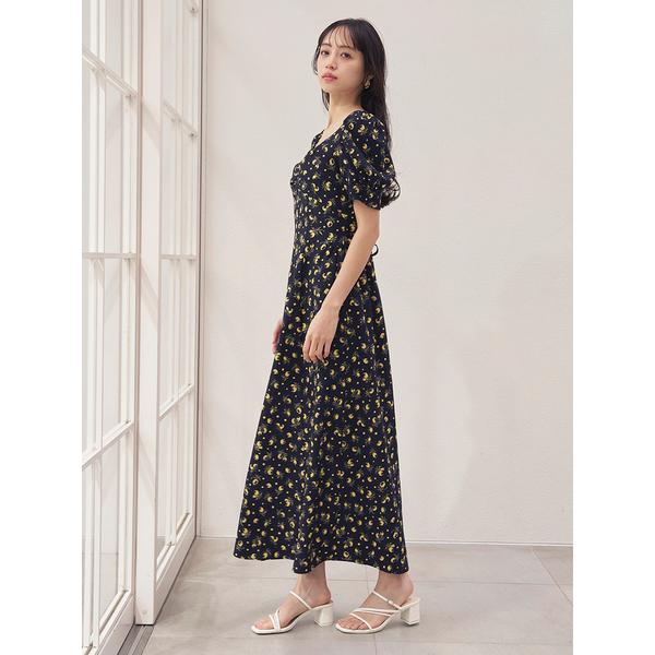＼期間限定10%OFF／即日発送/SNIDEL スナイデル  Sustainableフルーツプリントパフスリワンピース SWFO262015  2026春夏の画像