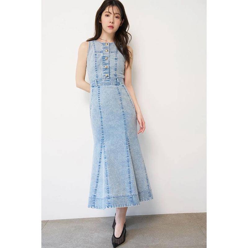 ＼期間限定10%OFF／即日発送/SNIDEL スナイデル  アメスリデニムワンピース SWFO262050  2026春夏の画像